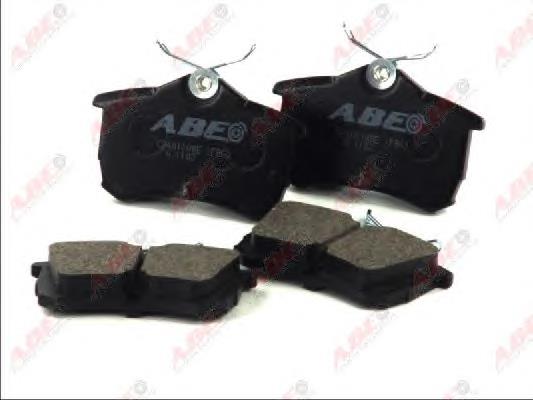 Okładziny (klocki) do hamulców tarczowych tylne ABE C24011ABE cena, od 22,89 USD