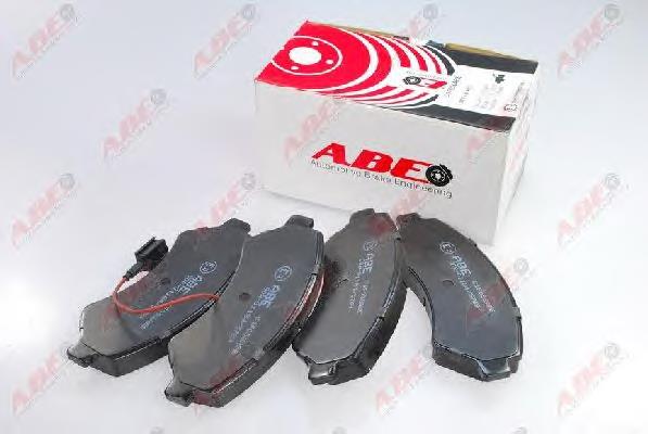 C1F058ABE ABE Klocki hamulcowe przednie tarczowe