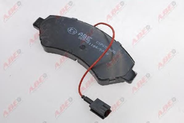 Klocki hamulcowe przednie tarczowe ABE C1F058ABE