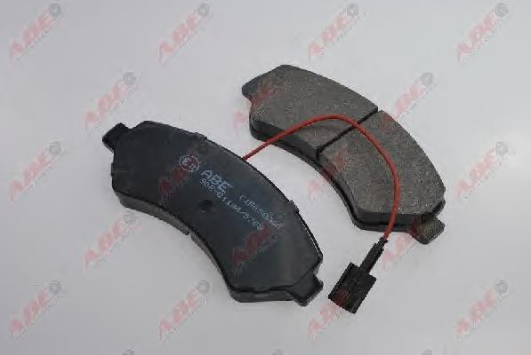 Klocki hamulcowe przednie tarczowe C1F058ABE ABE