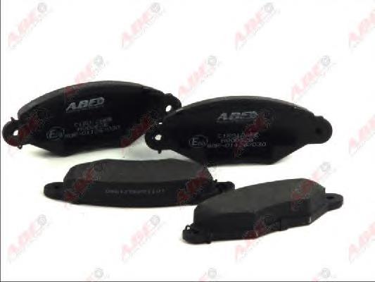 Klocki hamulcowe przednie tarczowe ABE C1R012ABE cena, od 24,07 USD