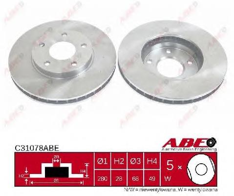 Tarcza hamulcowa przednia Japan Parts DI158C cena, od 52,16 USD