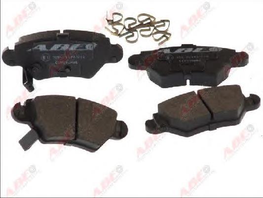 Okładziny (klocki) do hamulców tarczowych tylne ABE C2X006ABE cena, od 19,21 USD