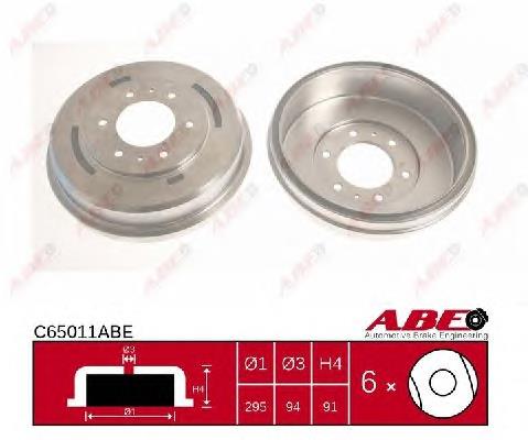 Bęben hamulcowy tylny ABE C65011ABE cena, od 95,55 USD