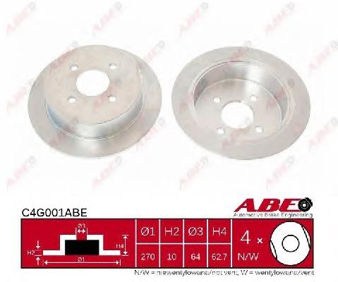 Tarcza hamulcowa tylna Ford Escort V hatchback (GAL) (1990 - 1992) cena, od 37,80 USD