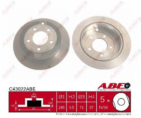 Tarcza hamulcowa tylna do Mazda Xedos 9 TA