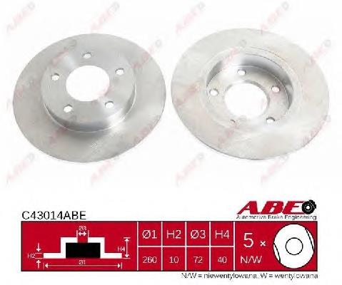 Do koszyka GA5Y26251ABCD Mazda Tarcza hamulcowa tylna