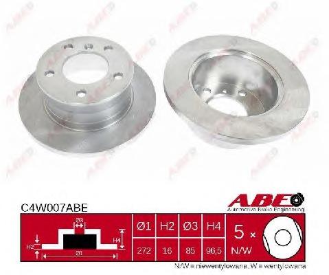A902423071207 Mercedes Tarcza hamulcowa tylna