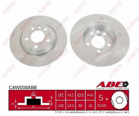 Tarcza hamulcowa tylna 7D0615601C VAG