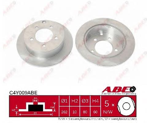 05105515AA Chrysler Tarcza hamulcowa tylna