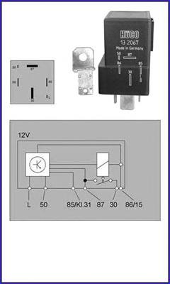 Przekaźnik świec żarowych Ford Orion 2 AFF