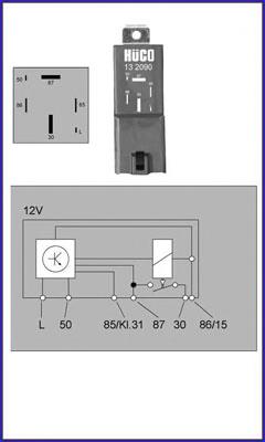 Przekaźnik świec żarowych Ford Escort 6 GAL