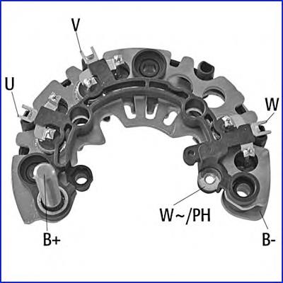 Mostek prostowniczy alternatora = Moster diodowy alternatora ARC4020 AS/Auto Storm