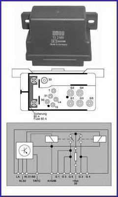 Przekaźnik świec żarowych Volkswagen LT 2DB, 2DE, 2DK