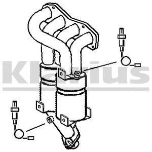 Konwerter-katalizator do Toyota Previa  ACR3
