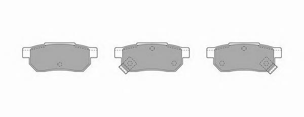442 Simer okładziny (klocki do hamulców tarczowych tylne)