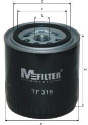 TF316 Mfilter filtr oleju