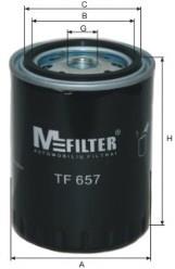 TF657 Mfilter filtr oleju