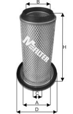 Filtr powietrza MR204842 Mitsubishi