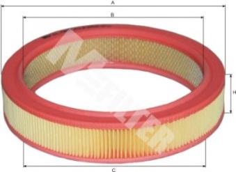 A124 Mfilter Filtr powietrza