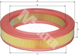 Do koszyka 834297 Opel Filtr powietrza
