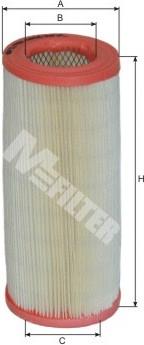 Filtr powietrza FA0643 Bremsi