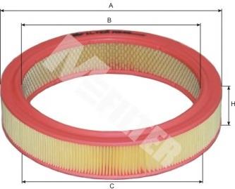 A546 Mfilter filtr powietrza