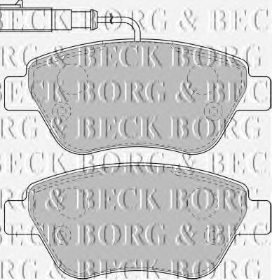 Klocki hamulcowe przednie tarczowe 1636412880 Peugeot/Citroen
