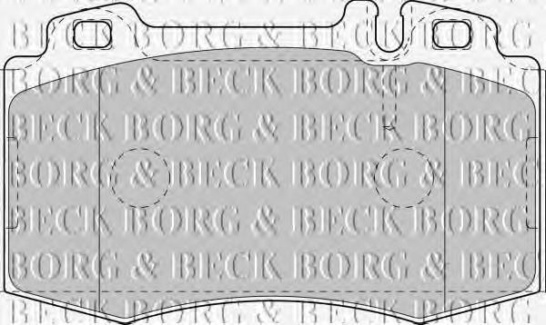 Klocki hamulcowe przednie tarczowe A0054209520 Mercedes
