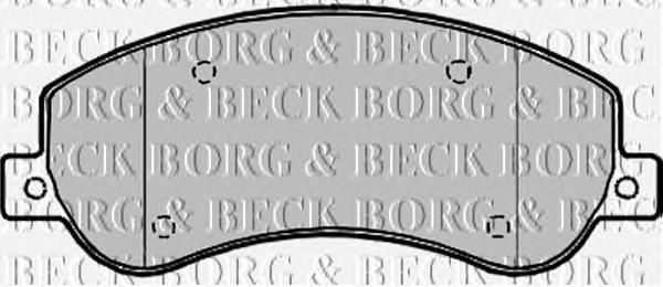 Klocki hamulcowe przednie tarczowe 185300 Remsa