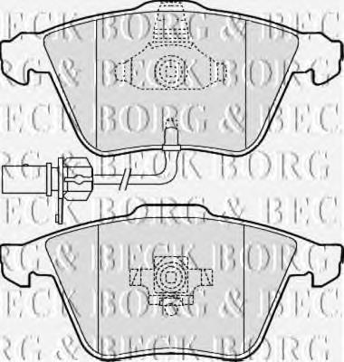 Klocki hamulcowe przednie tarczowe DP41495R EBC Brakes