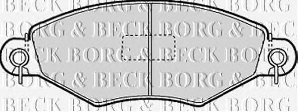 425191 Peugeot/Citroen Klocki hamulcowe przednie tarczowe