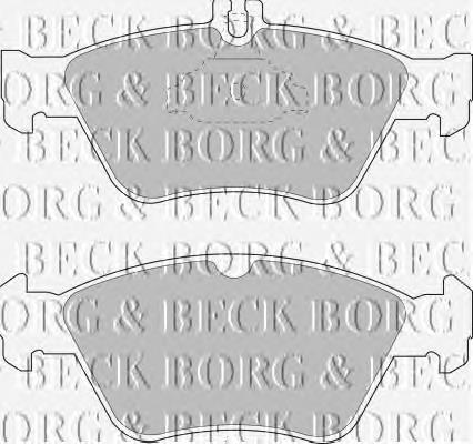 Klocki hamulcowe przednie tarczowe A0024204420 Mercedes
