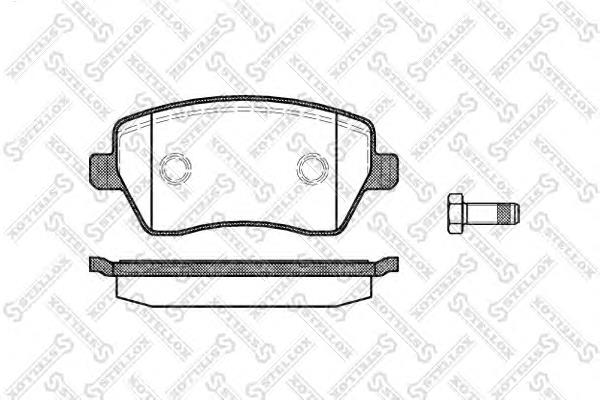 Klocki hamulcowe przednie tarczowe D1060AX60A Nissan/Infiniti