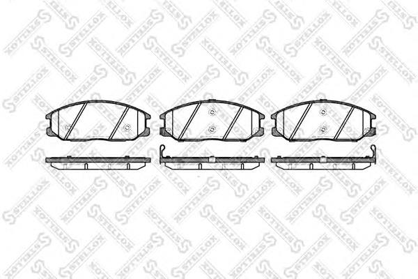 Klocki hamulcowe przednie tarczowe Hyundai/Kia SP1115 cena, od 12,96 USD