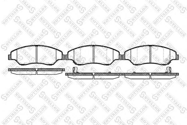 SP1118 Hyundai/Kia Klocki hamulcowe przednie tarczowe