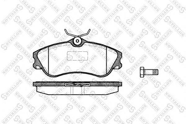 425378 Peugeot/Citroen Klocki hamulcowe przednie tarczowe