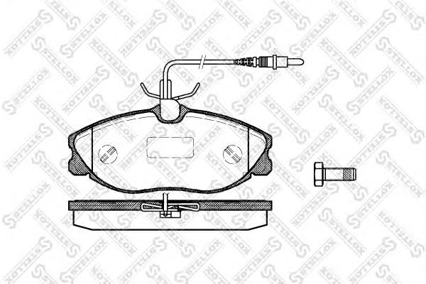 Klocki hamulcowe przednie tarczowe Peugeot/Citroen 425132 cena, od 17,87 USD