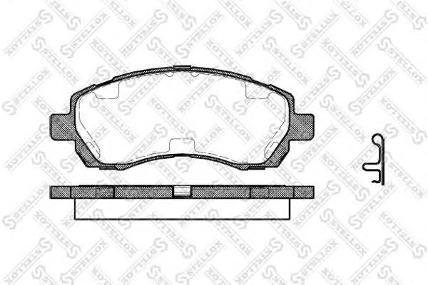 Do koszyka 26296AA161 Subaru Klocki hamulcowe przednie tarczowe