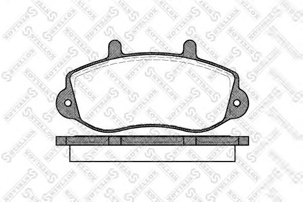 8660004601 Renault (RVI) Klocki hamulcowe przednie tarczowe