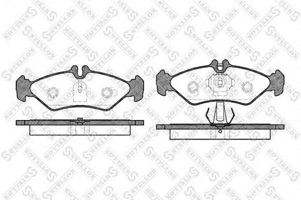 Okładziny (klocki) do hamulców tarczowych tylne Mercedes 4212410 cena, od 15,06 USD