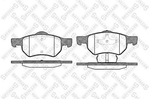 Klocki hamulcowe przednie tarczowe K05072216AA Fiat/Alfa/Lancia