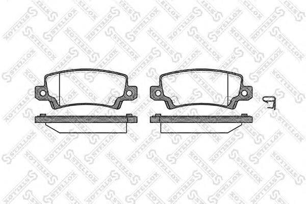 Okładziny (klocki) do hamulców tarczowych tylne Toyota 0446602110 cena, od 10,94 USD