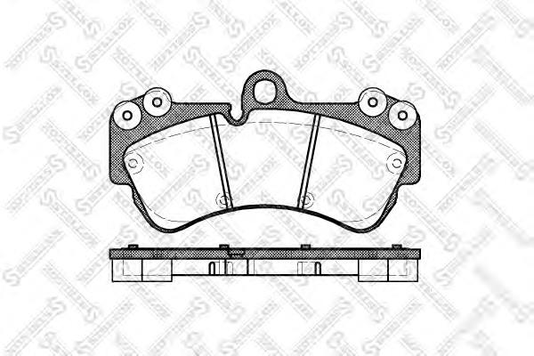 Klocki hamulcowe przednie tarczowe VAG 7L0698151 cena, od 42,81 USD