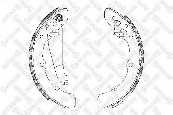 Klocki hamulcowe tylne bębnowe VAG 443609525A cena, od 23,41 USD