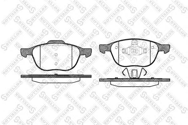 Klocki hamulcowe przednie tarczowe Ford 2614606 cena, od 26,21 USD