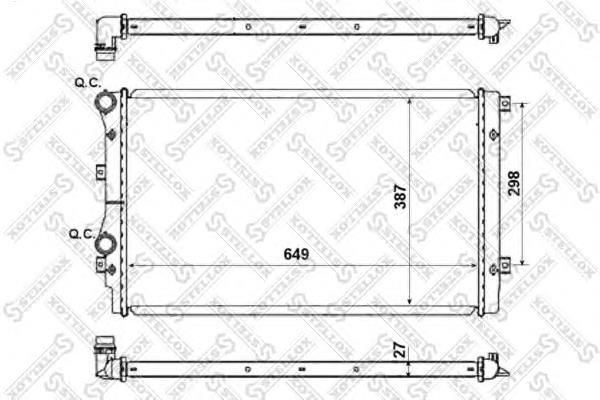 65280A VAG Chłodnica silnika