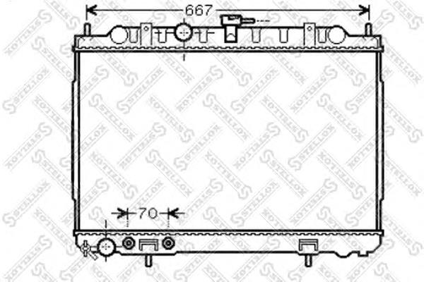 Chłodnica silnika Nissan/Infiniti 214609H300 cena, od 70,73 USD