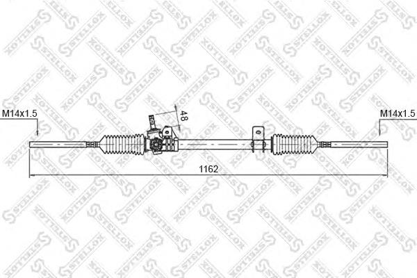 Listwa kierownicza (maglownica) do Renault 19 I B53, C53