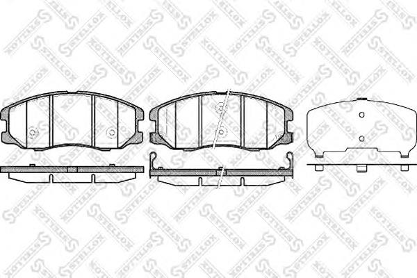 Klocki hamulcowe przednie tarczowe General Motors P96626069 cena, od 25,41 USD